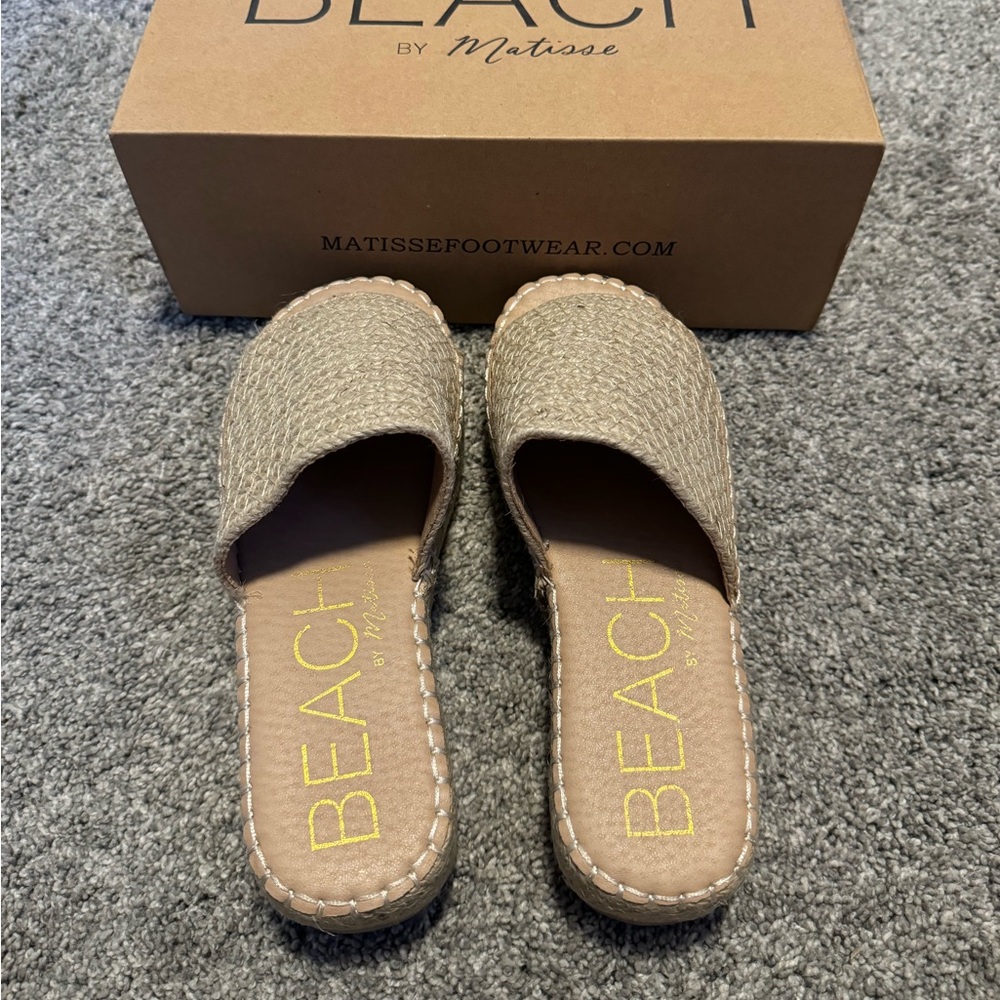 Raffia Platform Sandal - image 5